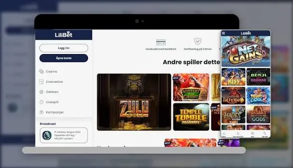 Lilibet Casino app-skjermbilde